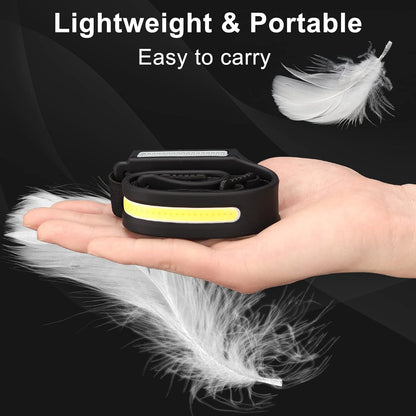 LINTERNA FRONTAL LIGERA RECARGABLE